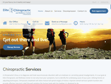 Tablet Screenshot of elitechiropracticmurf.com